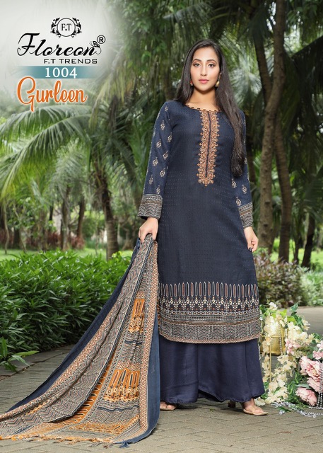 Floreon Gurleen Dobby Cotton Designer Dress Material collection